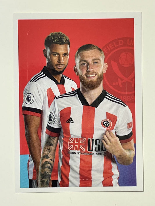 17 Sheffield United Graphic Sticker Premier League 2021 Football Sticker