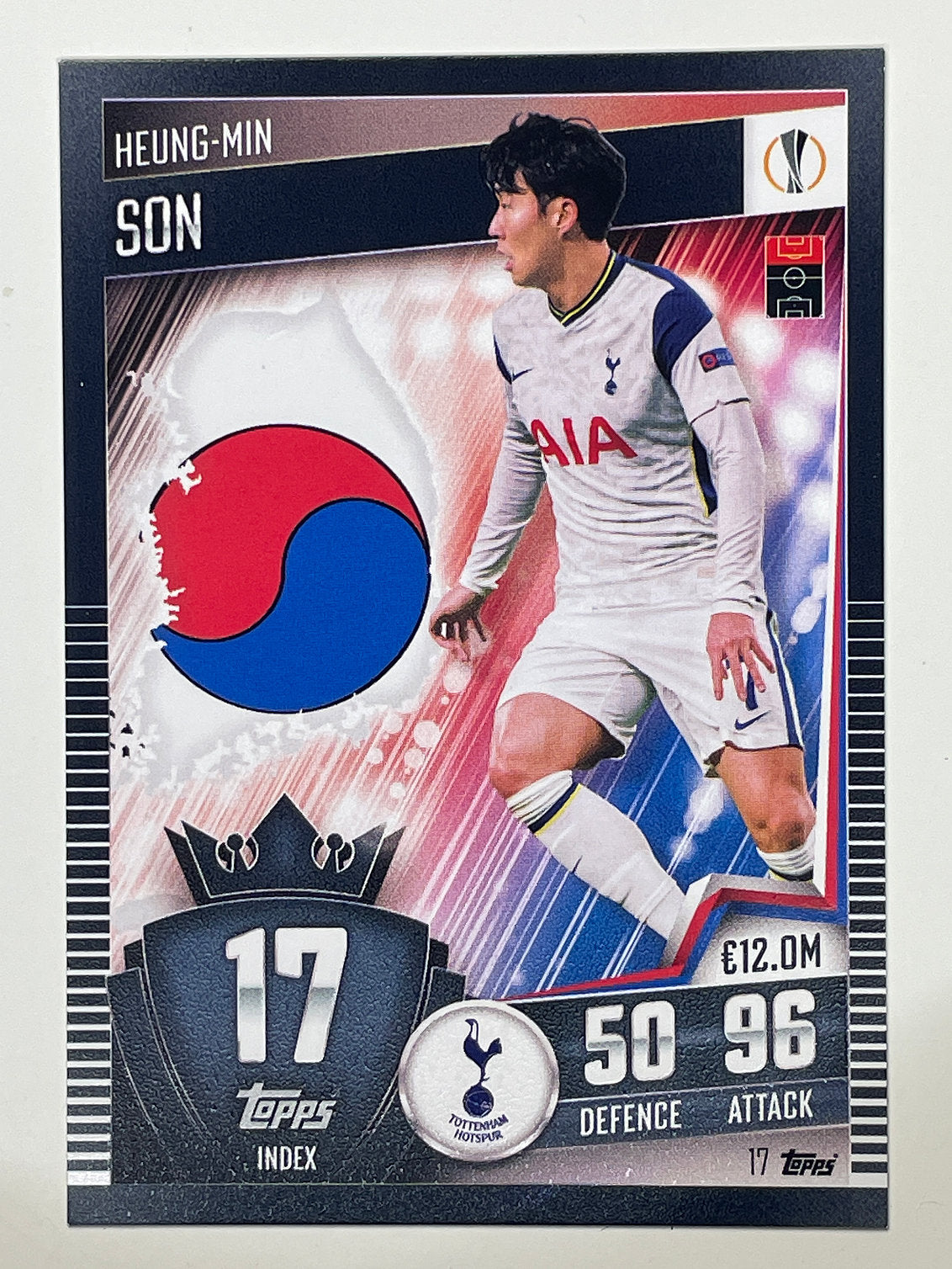 17. Heung-Min Son (Tottenham Hotspur) Football Card &#8211; Match Attax 101 2021 Card