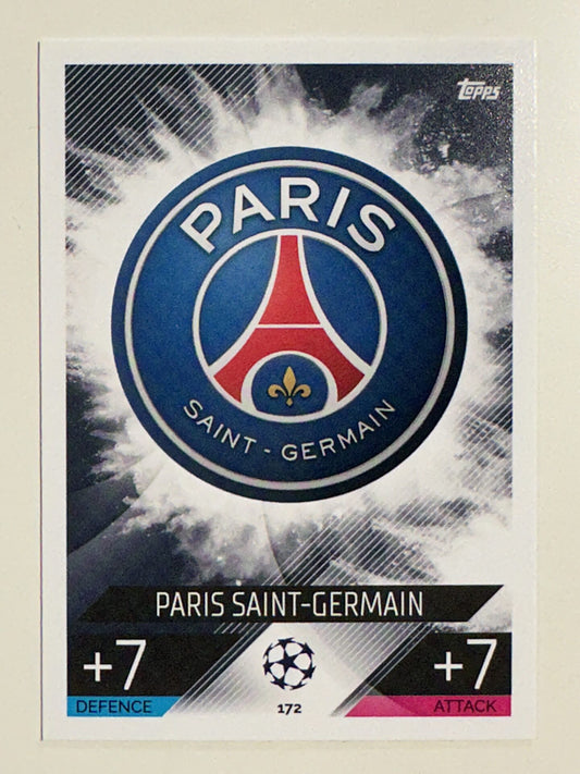 172. Team Badge (Paris Saint-Germain) &#8211; Topps Match Attax 2022:2023 card