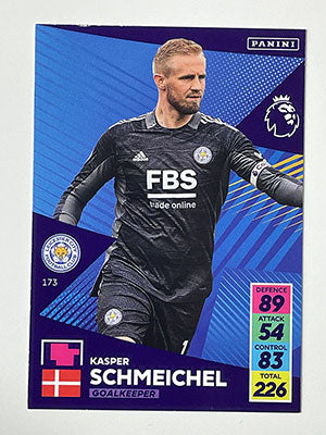 173.-Kasper-Schmeichel-Base-Football-Card-Panini-Adrenalyn-XL-2021-22