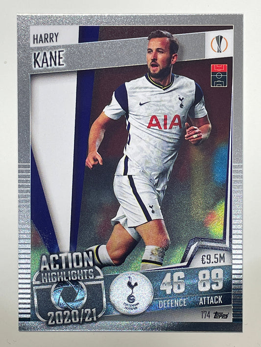 174. Harry Kane (Tottenham Hotspur) Football Card &#8211; Match Attax 101 2021 Card