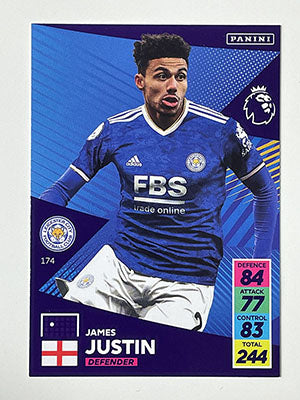 174.-James-Justin-Base-Football-Card-Panini-Adrenalyn-XL-2021-22