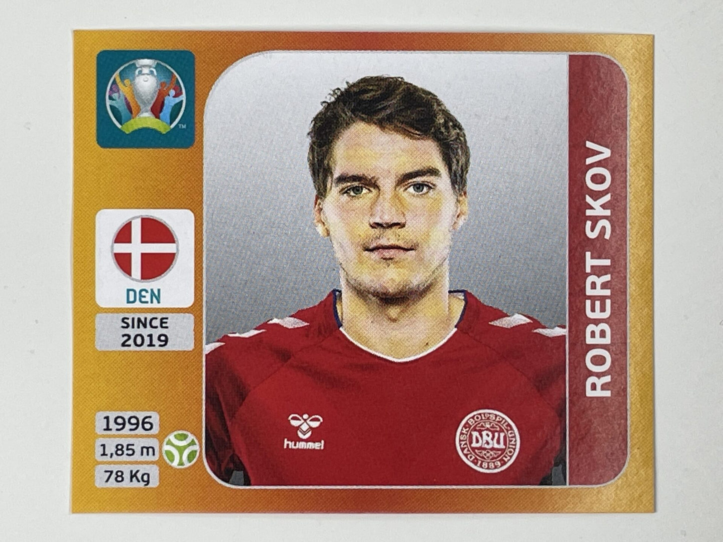 175. Robert Skov (Denmark) &#8211; Euro 2020 Stickers