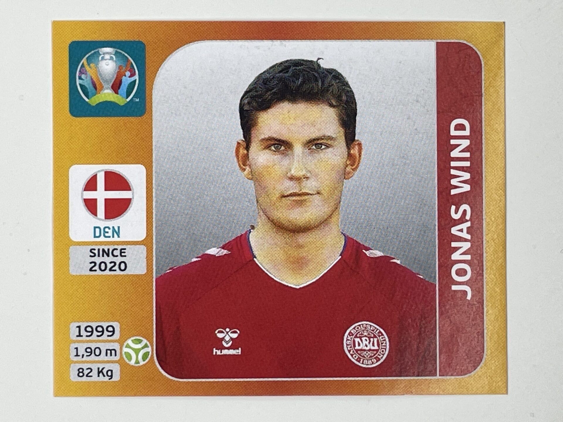 176. Jonas Wind (Denmark) &#8211; Euro 2020 Stickers