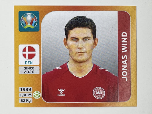 176. Jonas Wind (Denmark) &#8211; Euro 2020 Stickers