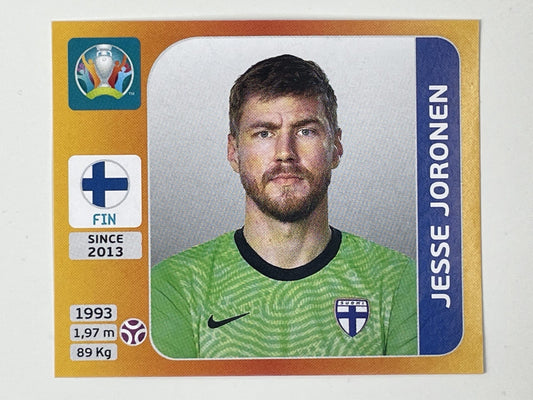 179. Jesse Joronen (Finland) &#8211; Euro 2020 Stickers