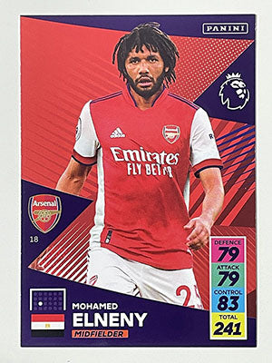 18.-Mohamed-Elneny-Arsenal-Panini-Adrenalyn-XL-2021-22-Card-Football