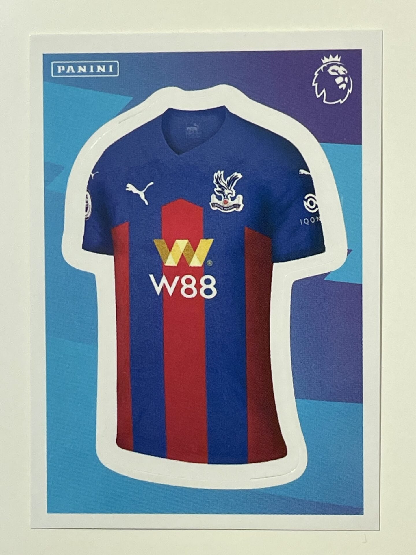 180 Home Shirt Sticker Crystal Palace Premier League 2021 Football Sticker