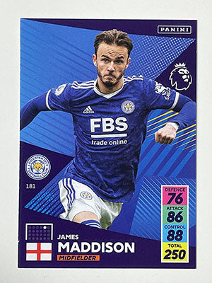 181.-James-Maddison-Base-Football-Card-Panini-Adrenalyn-XL-2021-22