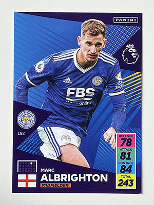 182.-Marc-Albrighton-Base-Football-Card-Panini-Adrenalyn-XL-2021-22