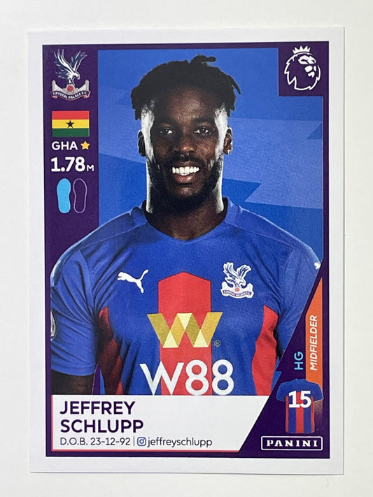 183 Jeffrey Schlupp Sticker Crystal Palace Premier League 2021 Football Sticker