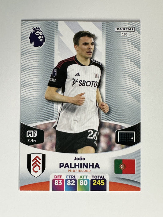 183 Joao Palinha Fulham Base Panini Premier League Adrenalyn XL 2024 Card