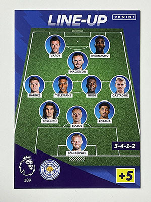 189.-Leicester-City-Lineup-Football-Card-Panini-Adrenalyn-XL-2021-22