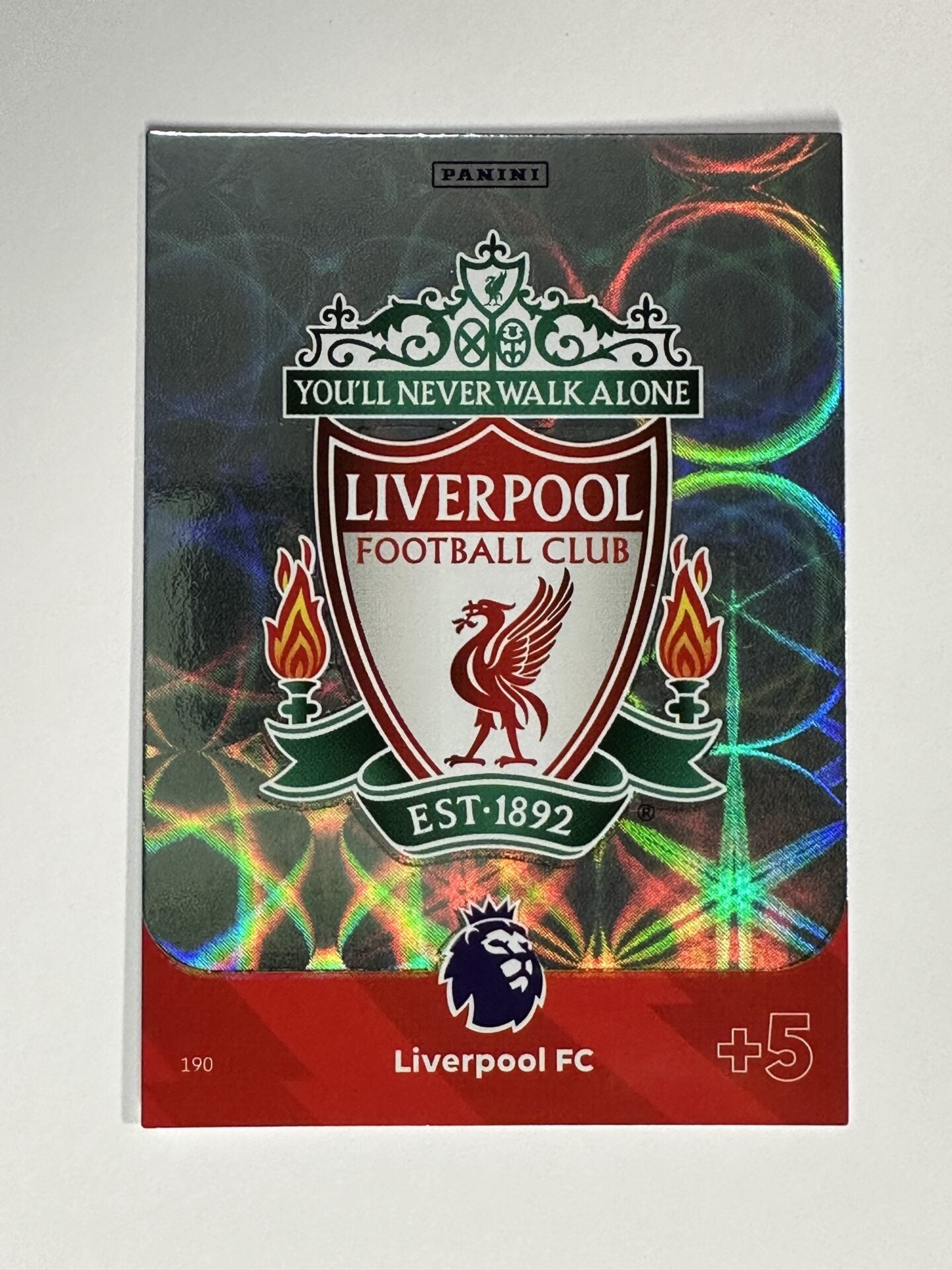 190 Badge Liverpool Base Panini Premier League Adrenalyn XL 2024 Card