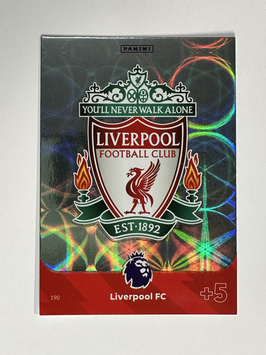 190 Badge Liverpool Base Panini Premier League Adrenalyn XL 2024 Card