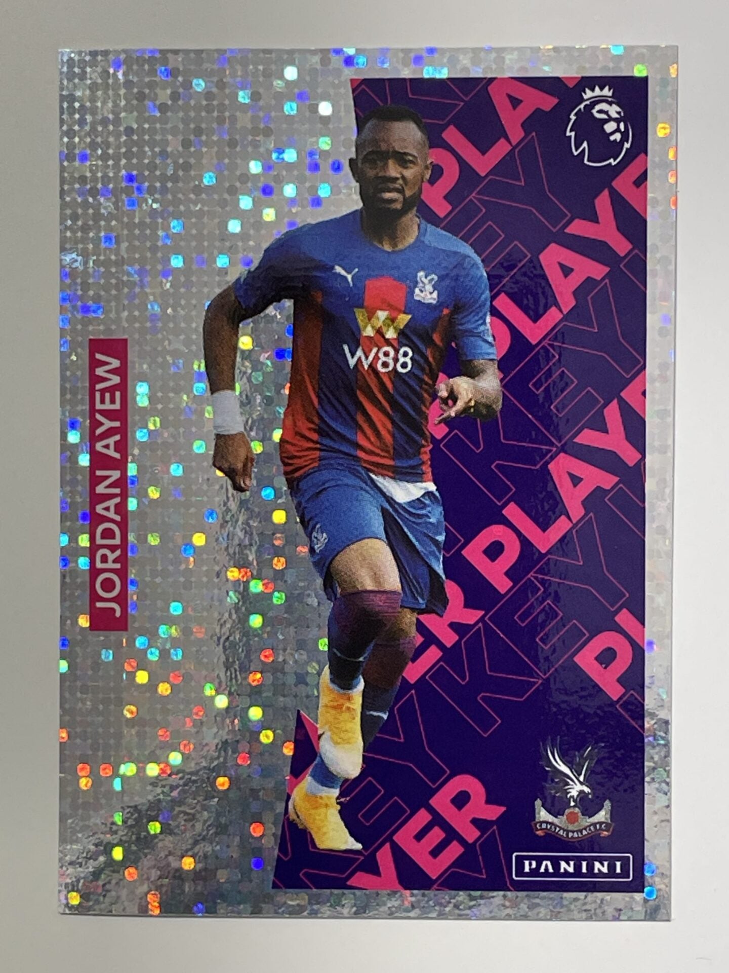 192 Jordan Ayew Key Player Sticker Crystal Palace Premier League 2021 Football Sticker