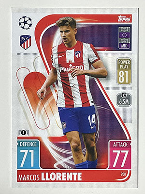 200.-Marcos-Llorente-Atletico-de-Madrid-Match-Attax-2021-22-Topps-Football-Card