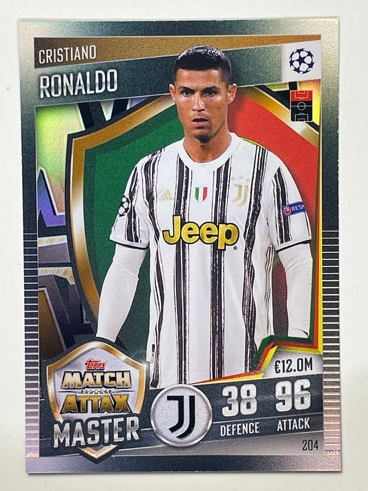 204. Cristiano Ronaldo (Juventus) Football Card &#8211; Match Attax 101 2021 Card