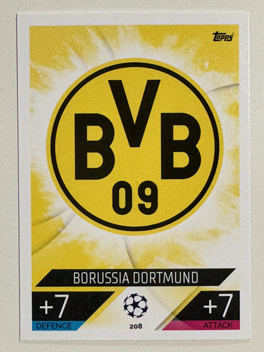 208. Team Badge (Borussia Dortmund) &#8211; Topps Match Attax 2022:2023 card