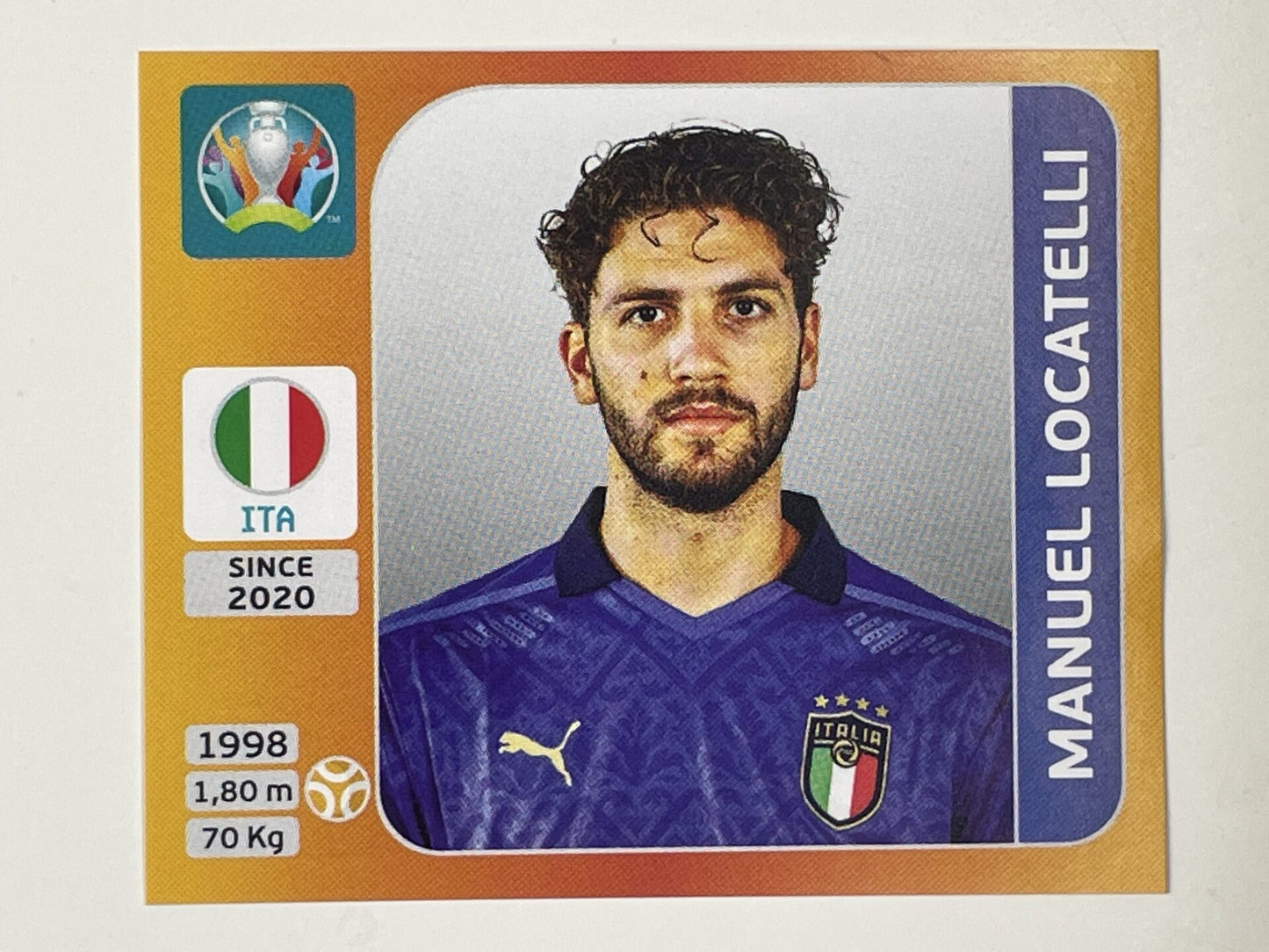 22. Manuel Locatello (Italy) &#8211; Euro 2020 Stickers