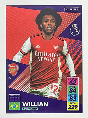 22.-Willian-Arsenal-Panini-Adrenalyn-XL-2021-22-Card-Football