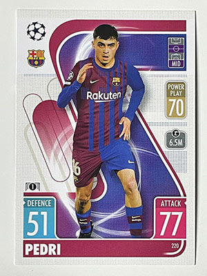 220.-Pedri-FC-Barcelona-Match-Attax-2021-22-Topps-Football-Card