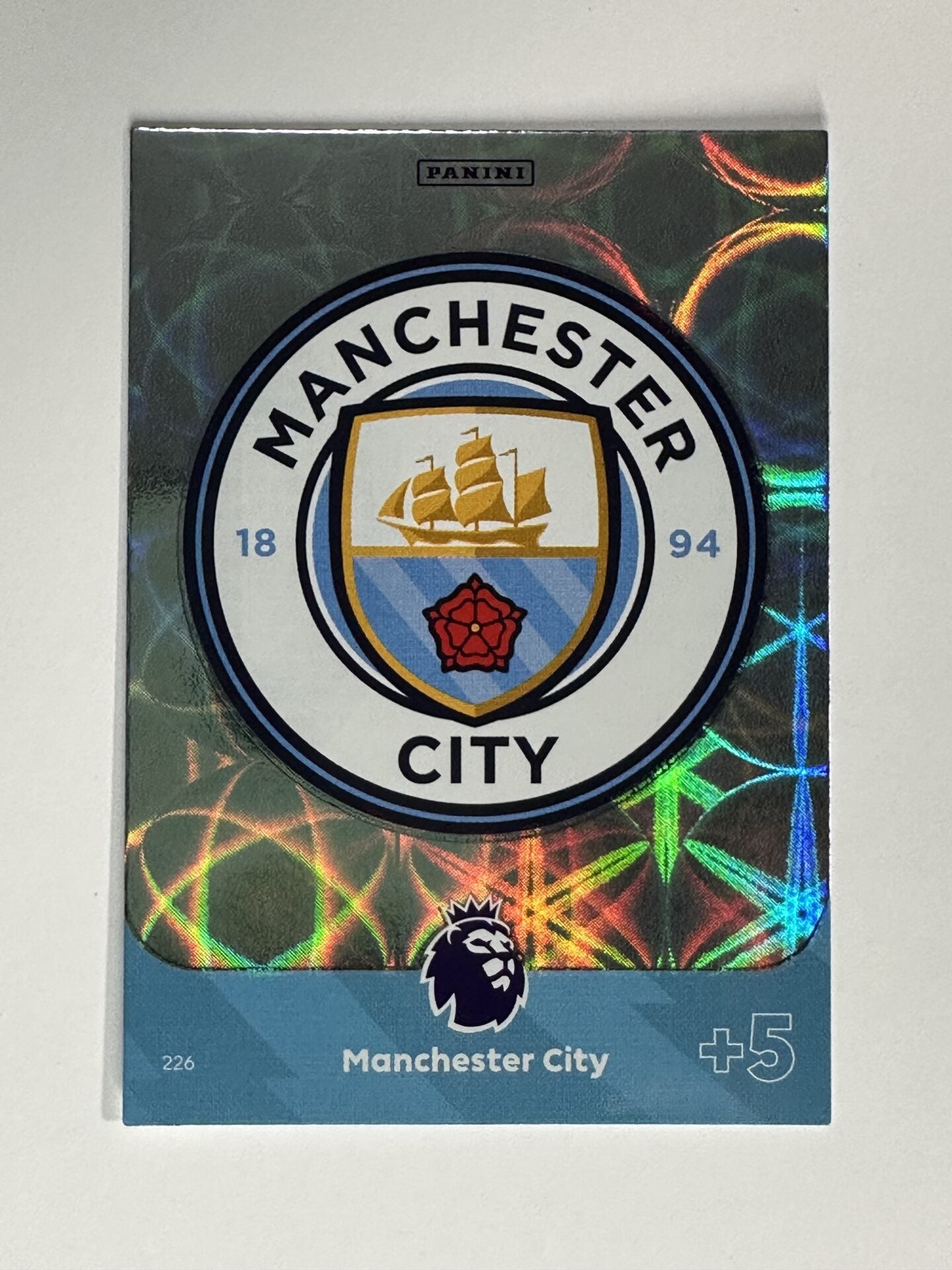 226 Club Badge Manchester City Base Panini Premier League Adrenalyn XL 2024 Card