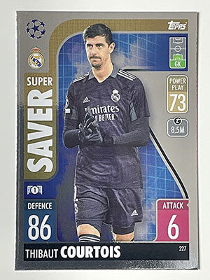 227.-Thibaut-Courtois-Super-Saver-Real-Madrid-CF-Match-Attax-2021-22-Topps-Football-Card