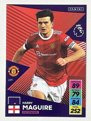 229.-Harry-Maguire-Manchester-United-Panini-Adrenalyn-XL-2021-22-Card-Football