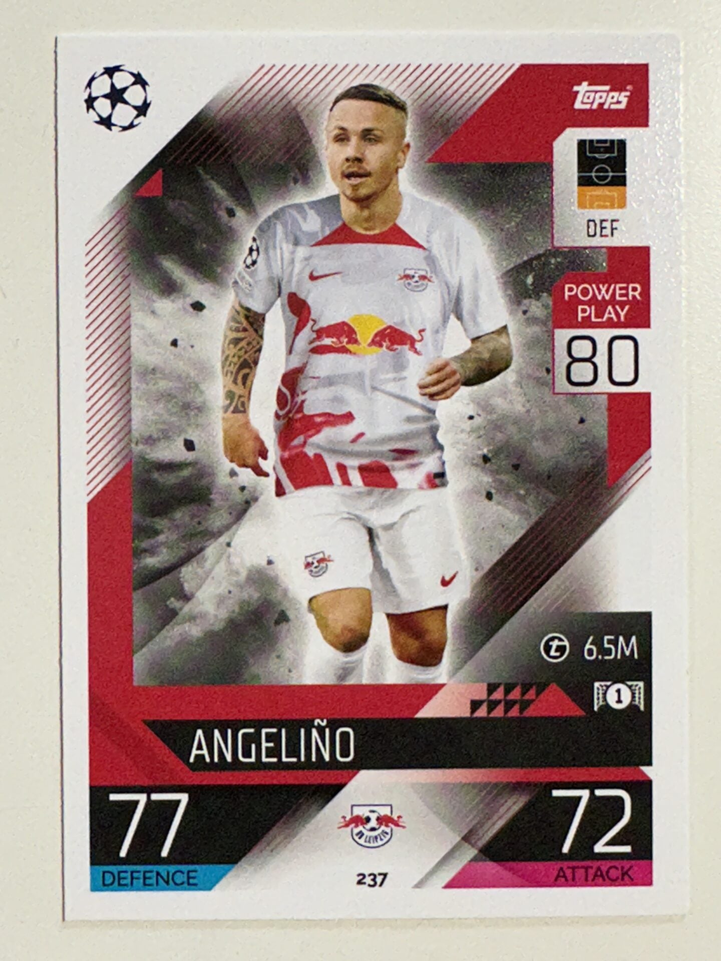 237. Angeliño (RB Leipzig) &#8211; Topps Match Attax 2022:2023 card