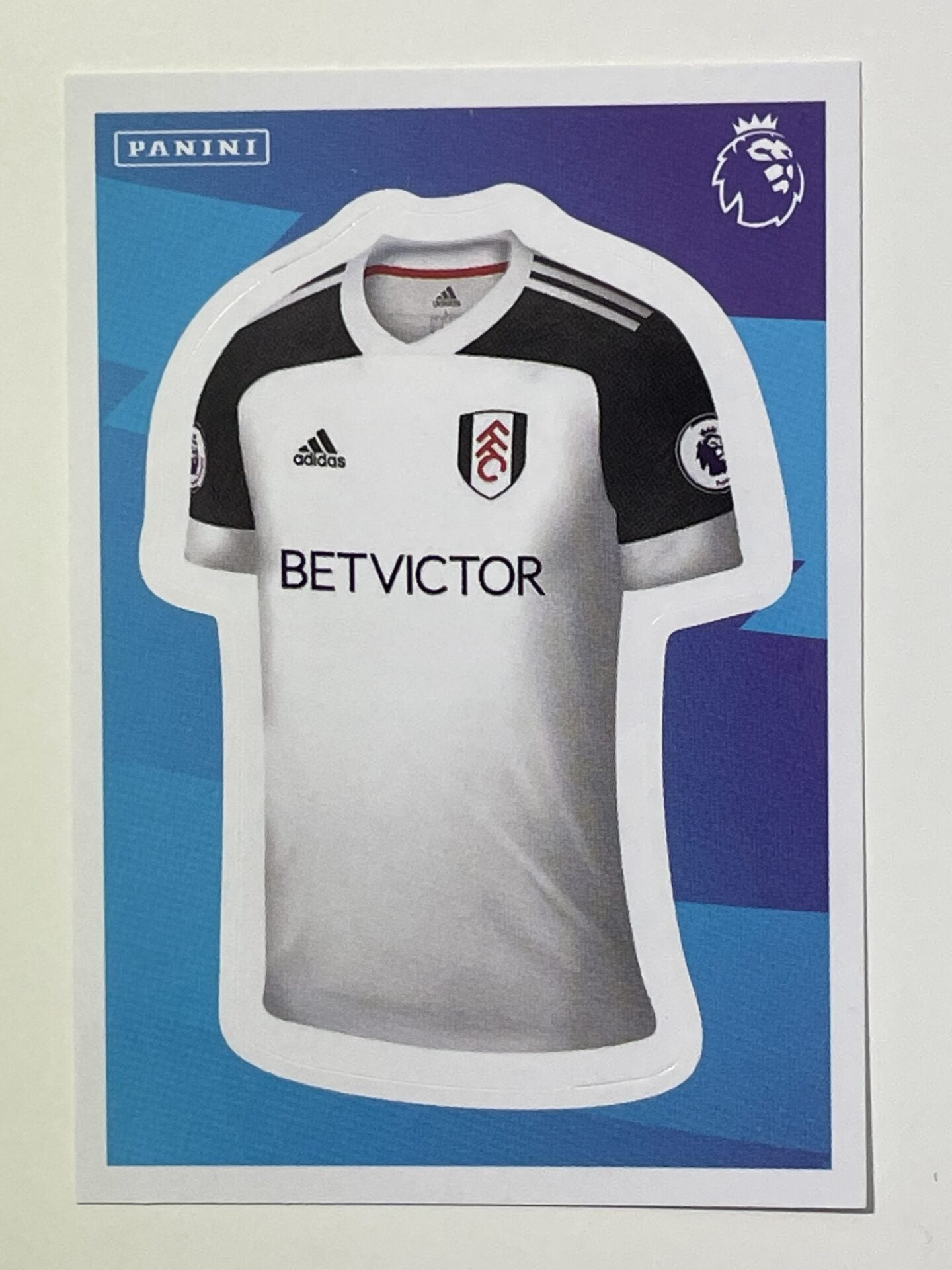 238 Home Shirt Sticker Fulham Premier League 2021 Football Sticker