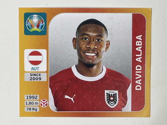 238. David Alaba (Austria) &#8211; Euro 2020 Stickers