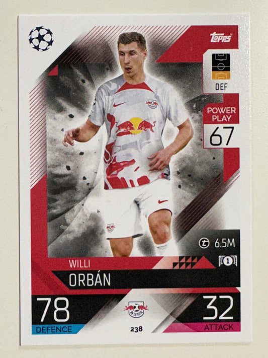 238. Willi Orban (RB Leipzig) &#8211; Topps Match Attax 2022:2023 card