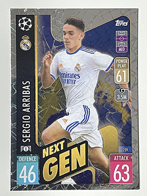 239.-Sergio-Arribas-Next-Gen-Real-Madrid-CF-Match-Attax-2021-22-Topps-Football-Card