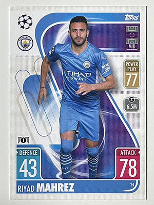 24.-Riyad-Mahrez-Manchester-City-Match-Attax-2021-22-Topps-Football-Card