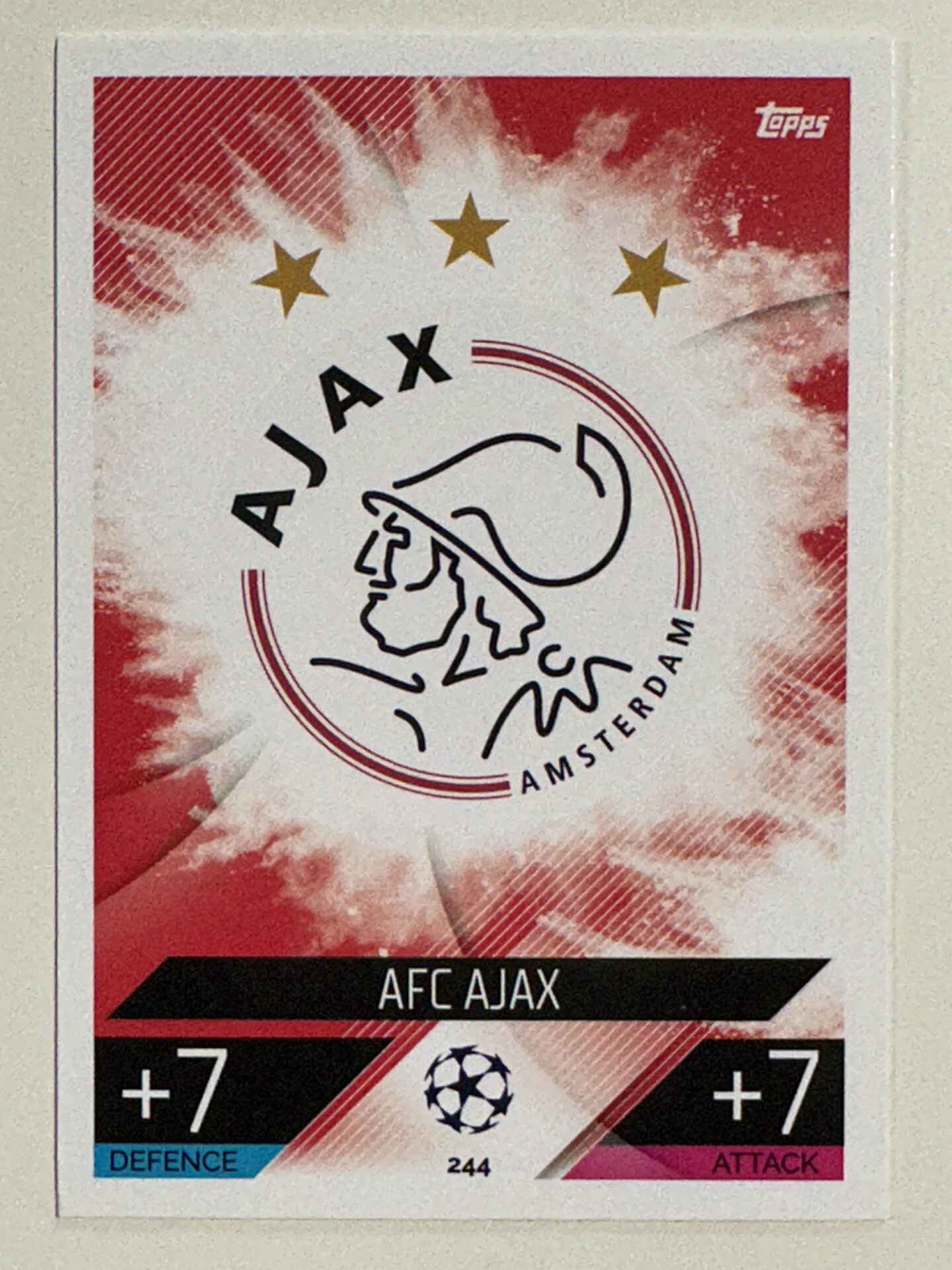 244. Team Badge (AFC Ajax) &#8211; Topps Match Attax 2022:2023 card