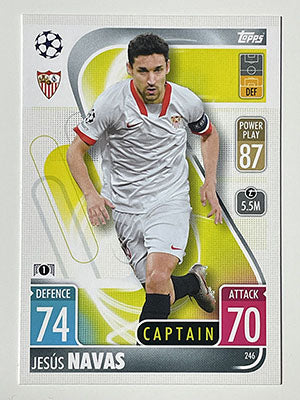 246.-Jesus-Navas-Captain-Sevilla-FC-Match-Attax-2021-22-Topps-Football-Card