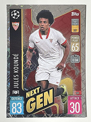 248.-Jules-Kounde-Next-Gen-Sevilla-FC-Match-Attax-2021-22-Topps-Football-Card