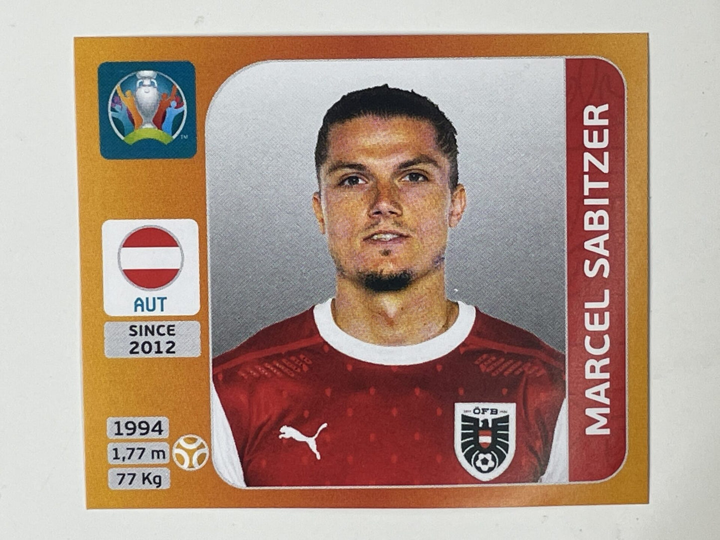 250. Marcel Sabitzer (Austria) &#8211; Euro 2020 Stickers