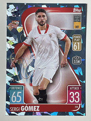 250.-Sergi-Gomez-Crystal-Foil-Parallel-Sevilla-FC-Match-Attax-2021-22-Topps-Football-Card