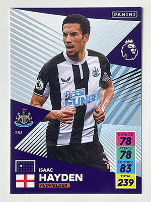 253.-Isaac-Hayden-Newcastle-United-Panini-Adrenalyn-XL-2021-22-Card-Football