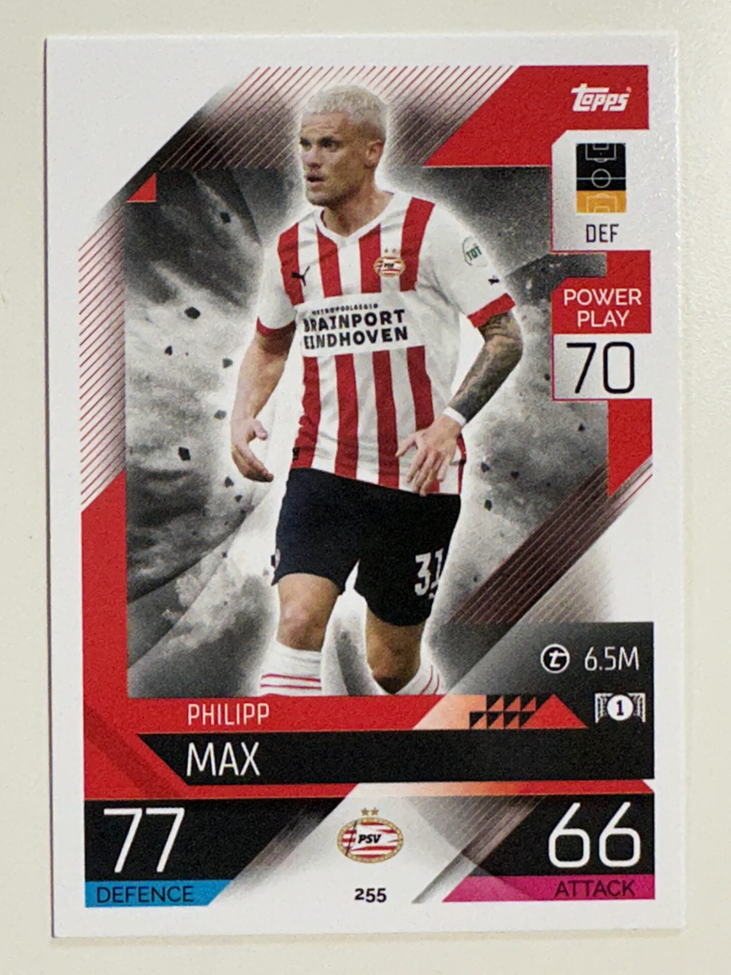 255. Philipp Max (PSV Eindhoven) &#8211; Topps Match Attax 2022:2023 card