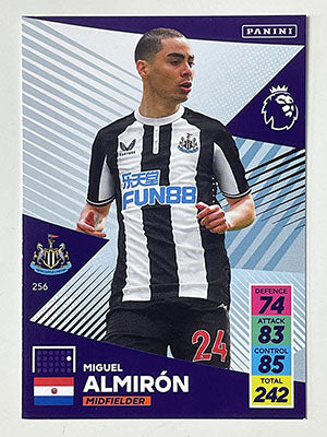 256.-Miguel-Almiron-Newcastle-United-Panini-Adrenalyn-XL-2021-22-Card-Football