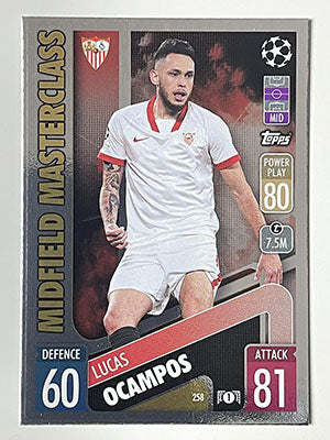 258.-Lucas-Ocampos-Midfield-Masterclass-Sevilla-FC-Match-Attax-2021-22-Topps-Football-Card