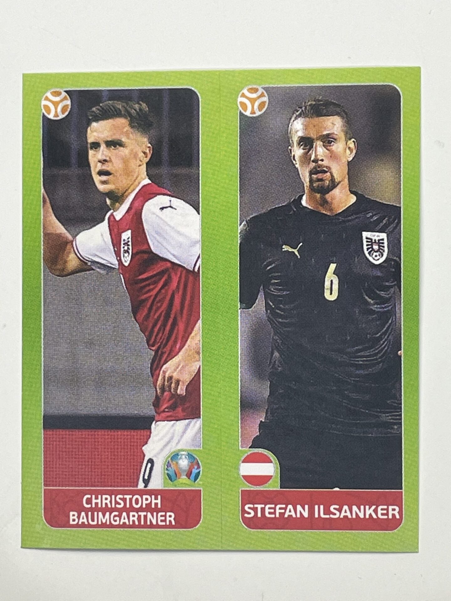 259a:b. Christoph Baumgartner &#038; Stefan Ilsanker (Austria) &#8211; Euro 2020 Stickers