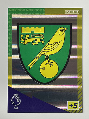 262.-Norwich-City-Badge-Football-Card-Panini-Adrenalyn-XL-2021-22