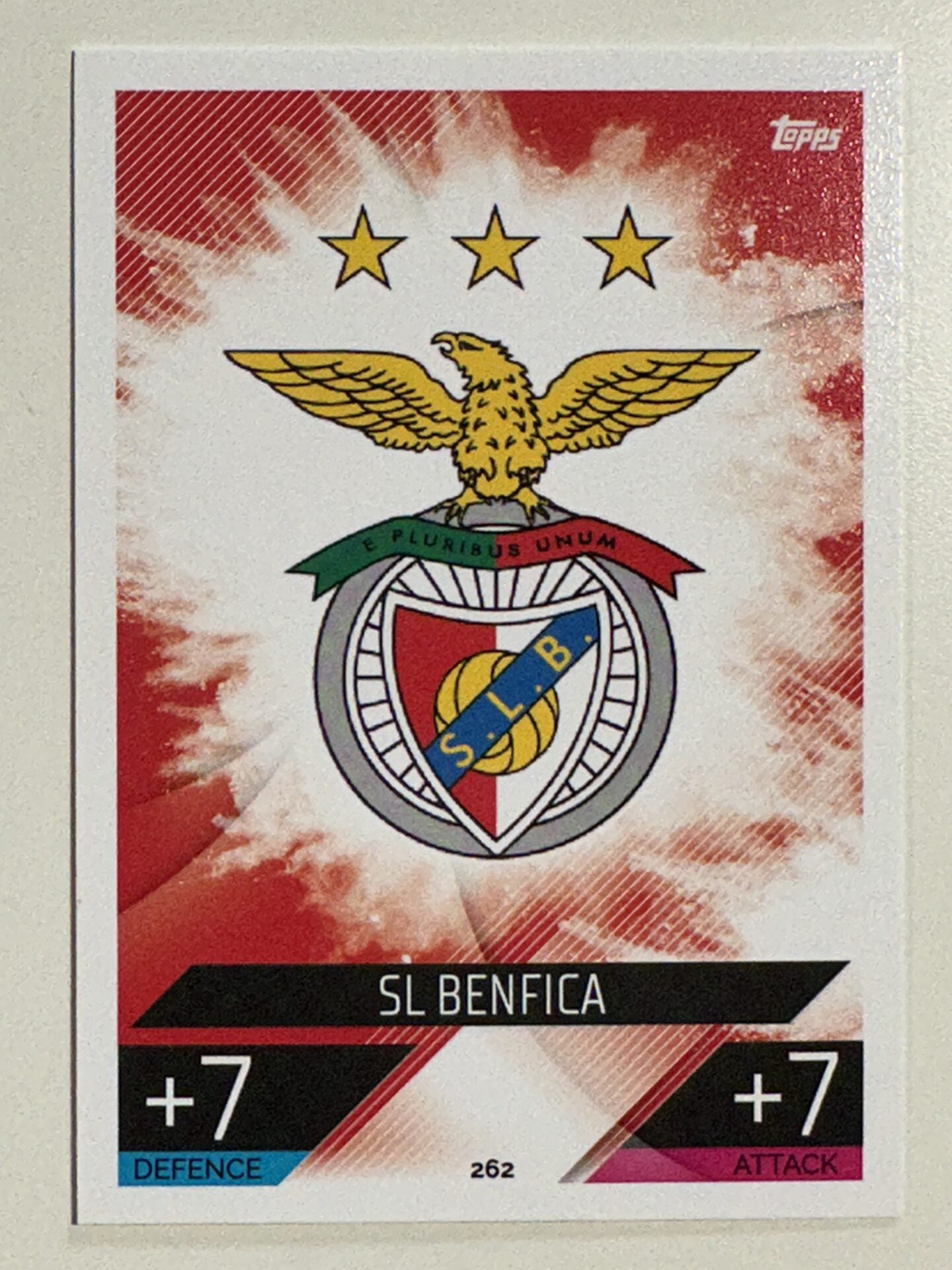 262. Team Badge (SL Benfica) &#8211; Topps Match Attax 2022:2023 card