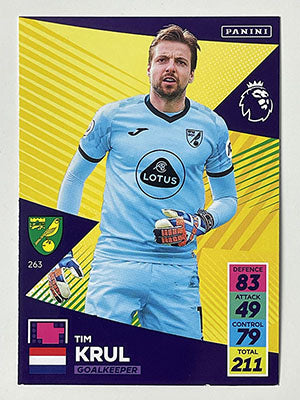 263.-Tim-Krul-Norwich-City-Panini-Adrenalyn-XL-2021-22-Card-Football