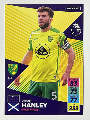 265.-Grant-Hanley-Norwich-City-Panini-Adrenalyn-XL-2021-22-Card-Football