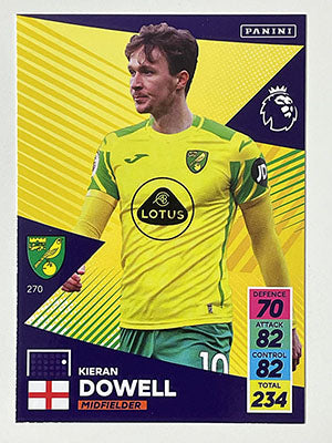 270.-Kieran-Dowell-Norwich-City-Panini-Adrenalyn-XL-2021-22-Card-Football